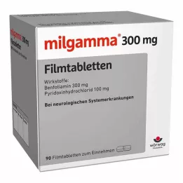 MILGAMMA 300 mg õhukese polümeerikattega tabletid, 90 tk