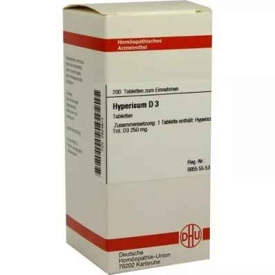HYPERICUM D 3 tabletid, 200 tk
