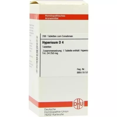 HYPERICUM D 4 tabletid, 200 tk