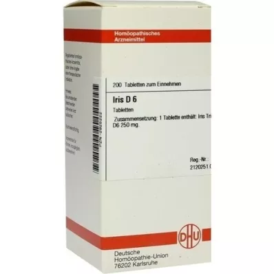 IRIS D 6 tabletid, 200 tk IRIS D 6 tabletid, 200 tk
