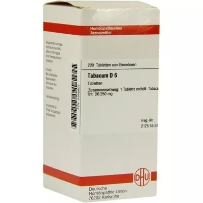 TABACUM D 6 tabletid, 200 tk