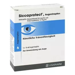 SICCAPROTECT Silmatilgad, 3X10 ml