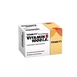 VITAGUTT Vitamiin E 1000 pehmekapslid, 60 tk