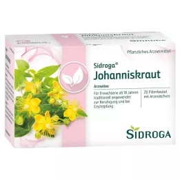 SIDROGA Naistepuna tee filtrikotid, 20X1,75 g