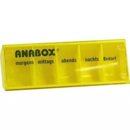 ANABOX Daily Box kollane, 1 tk
