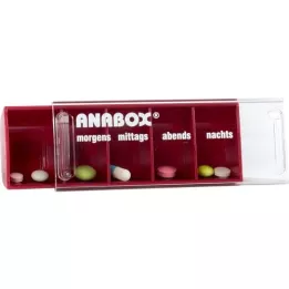 ANABOX Daily Box Red, 1 tk