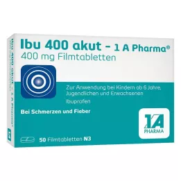 IBU 400 akut-1A Pharma õhukese polümeerikattega tabletti, 50 tk