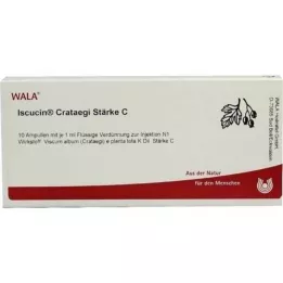 ISCUCIN crataegi Strength C ampullid, 10X1 ml