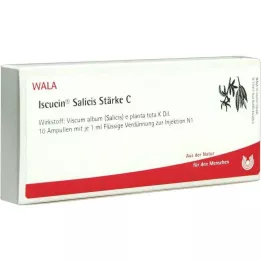 ISCUCIN salicis Tugevus C Ampullid, 10X1 ml