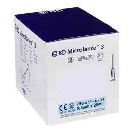 BD MICROLANCE Kanüül 23 G 1 0,6x25 mm, 100 tk