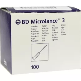 BD MICROLANCE Kanüül 26 G 1/2 Insul.0,45x13 mm, 100 tk