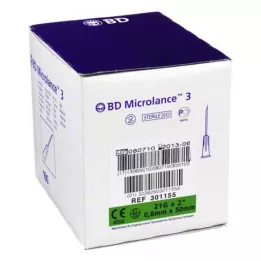 BD MICROLANCE Kanüül 21 G 2 0,8x50 mm, 100 tk