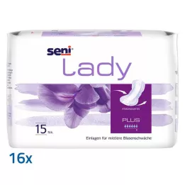 SENI Lady Untontinentse Insert Plus, 16x15 tk