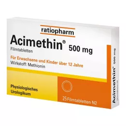 ACIMETHIN Õhukese polümeerikattega tabletid, 25 tk
