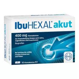 IBUHEXAL akut 400 õhukese polümeerikattega tabletti, 50 tk