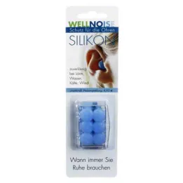 WELLNOISE Kõrvatropid sinine blister, 3X2 tk