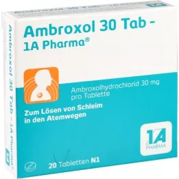 AMBROXOL 30 Tab-1A farmaatsiatabletid, 20 tk