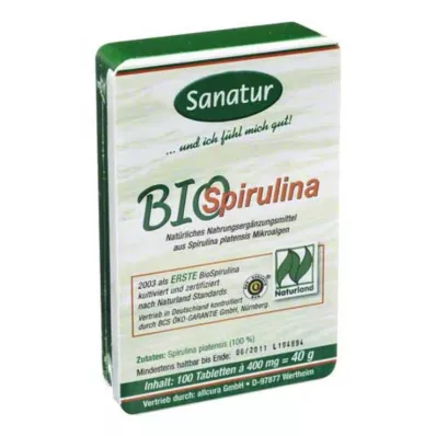 SPIRULINA BIO Tabletid, 100 tk SPIRULINA BIO Tabletid, 100 tk