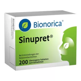 SINUPRET kaetud tabletid, 200 tk