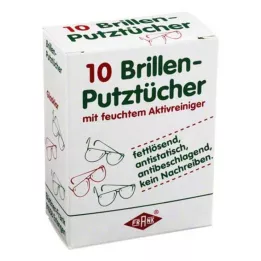 Prillide puhastuslapid, 10 tk