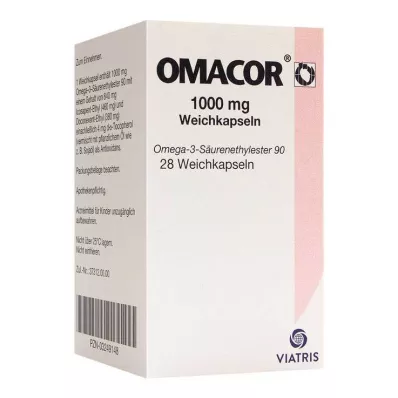 OMACOR 1000 mg pehmekapslid, 28 tk OMACOR 1000 mg pehmekapslid, 28 tk