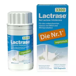LACTRASE taimetoit 3300 kapslit, 100 tk