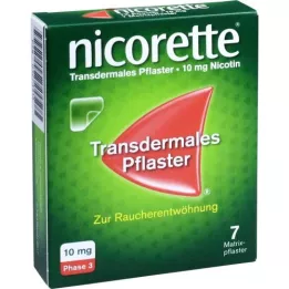 NICORETTE TX pflaster 10 mg, 7 tk