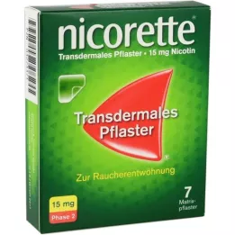 NICORETTE TX pflaster 15 mg, 7 tk