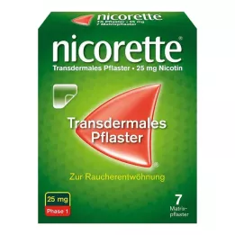NICORETTE TX Plaaster 25 mg, 7 tk