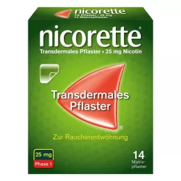 NICORETTE TX Plaaster 25 mg, 14 tk