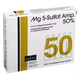 MG 5 sulfaat võimendi 50% infusioonilahuse kontsentraat, 5 tk