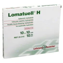 LOMATUELL H Salvi tüll 10x10 cm steriilne, 10 tk