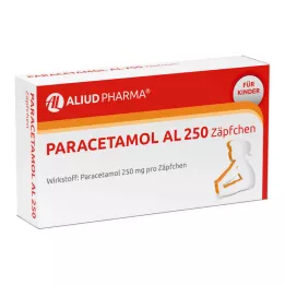 PARACETAMOL AL 250 imiku suposiiti, 10 tk