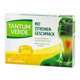 TANTUM VERDE 3 mg sidrunimaitselised pastillid, 20 tk