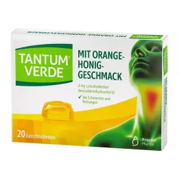 TANTUM VERDE 3 mg apelsini-mee maitsega pastillid, 20 tk