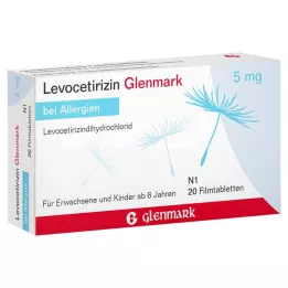 Levootirin Glenmark 5mg, 20 tk