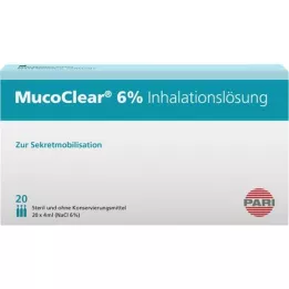 MUCOCLEAR 6% NaCl sissehingamislahus, 20x4 ml