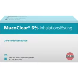 MUCOCLEAR 6% NaCl sissehingamislahus, 60x4 ml