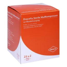 Dracofix Peel kompressid, 25x2 tk