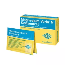MAGNESIUM VERLA N kontsentraat pulber suukaudseks manustamiseks, 20 tk