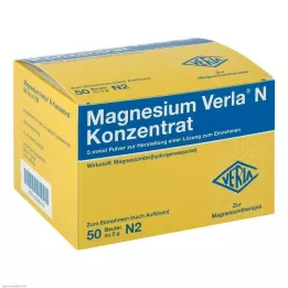 MAGNESIUM VERLA N kontsentraat pulber suukaudseks manustamiseks, 50 tk