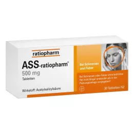 ASS-ratiopharm 500 mg tabletid, 30 tk