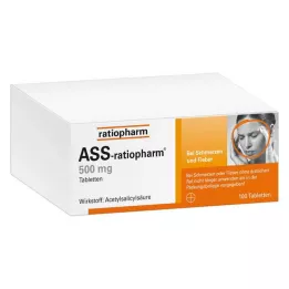 ASS-ratiopharm 500 mg tabletid, 100 tk