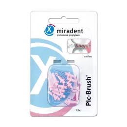 MIRADENT Interd.Pic-Brush asenduspintsel xx-fine roosa, 12 tk