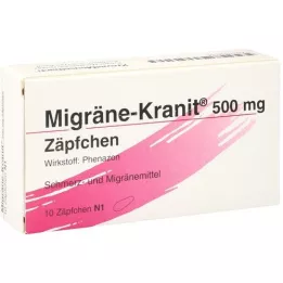 MIGRÄNE KRANIT 500 mg suposiidid, 10 tk