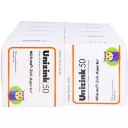 UNIZINK 50 mao -resistentsed tabletid, 10x100 tk