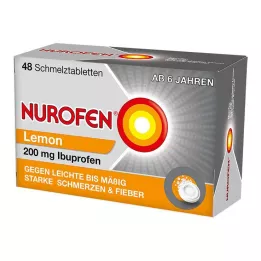 NUROFEN 200 mg sidruni sulavad tabletid, 48 tk