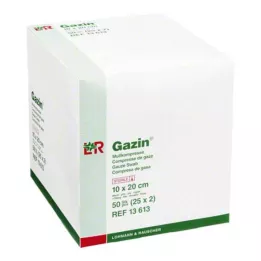GAZIN Marli komp.10x20 cm steriilne 8-kihiline, 25X2 tk