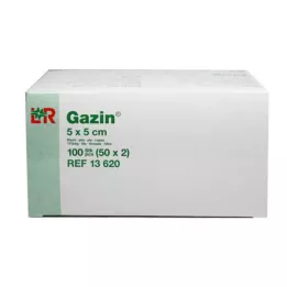 GAZIN Marli komp.5x5 cm steriilne 8-kihiline, 50X2 tk