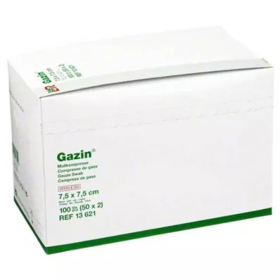 GAZIN Marli komp.7,5x7,5 cm steriilne 8-kihiline, 50X2 tk GAZIN Marli komp.7,5x7,5 cm steriilne 8-kihiline, 50X2 tk